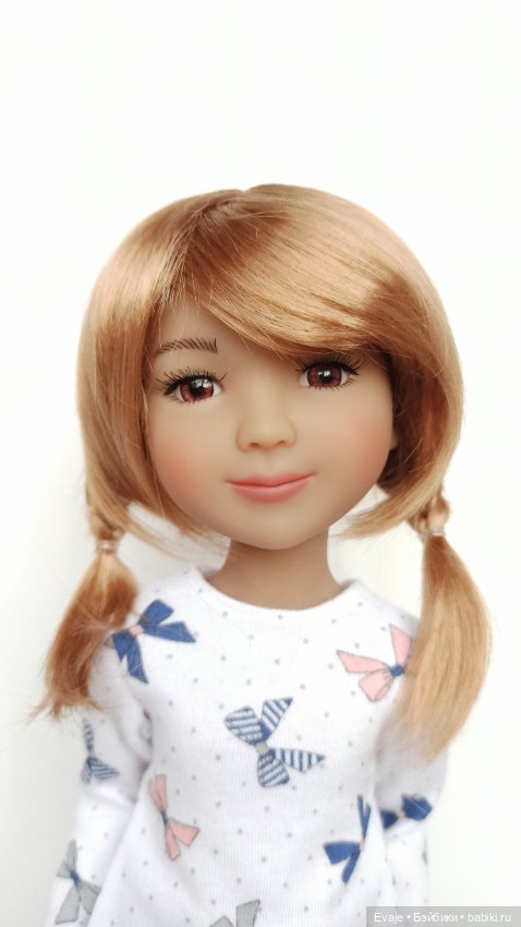 Парики 9-10" - Косички с заколкой - золотой блонд (фото 4)