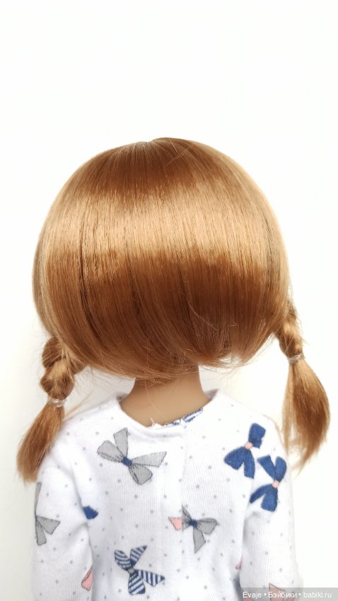 Парики 9-10" - Косички с заколкой - золотой блонд (фото 5)