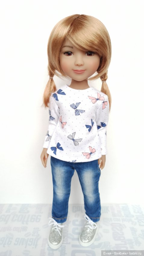 Парики 9-10" - Косички с заколкой - золотой блонд (фото 2)