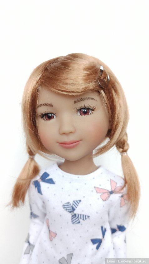 Парики 9-10" - Косички с заколкой - золотой блонд (фото 3)