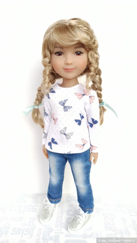 Парик 9-10" - Французские длинные косы - русый (фото 2)