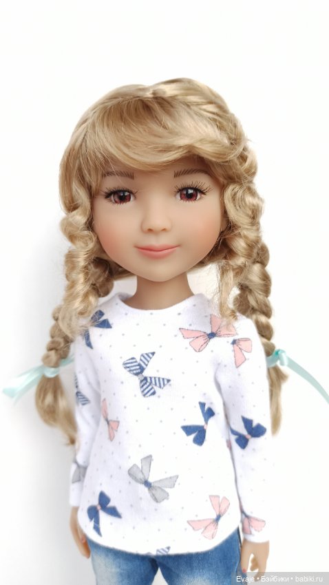 Парик 9-10" - Французские длинные косы - русый (фото 3)