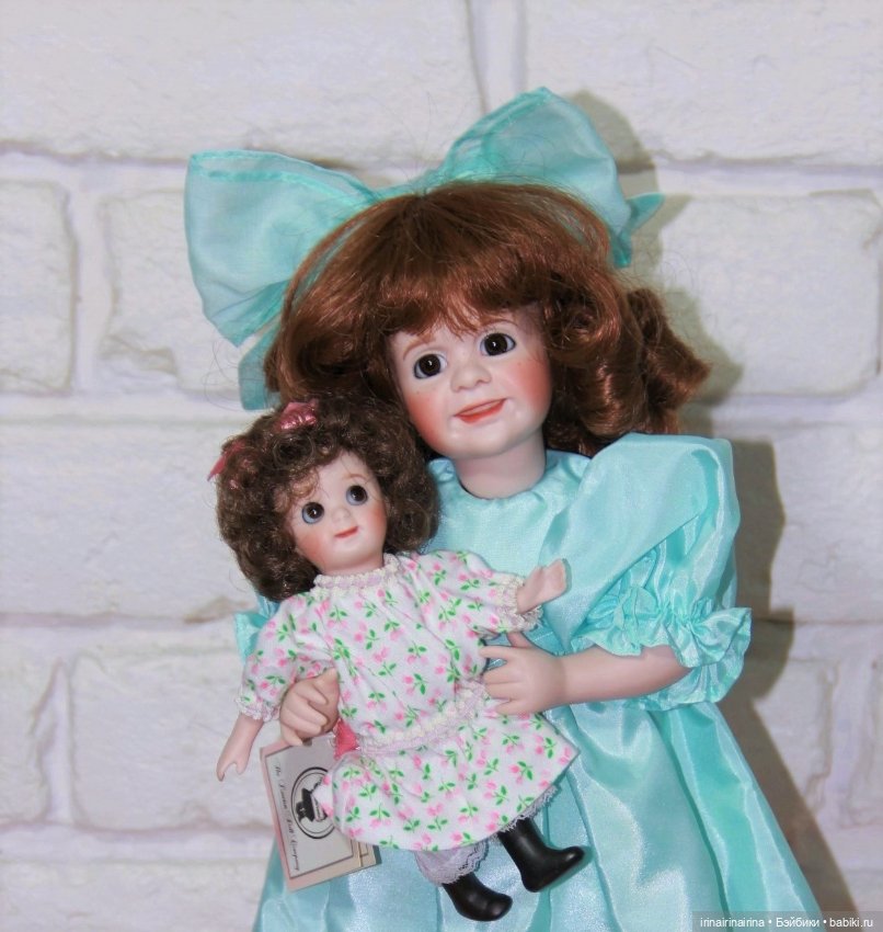 Глиннис со своей googlie ,полностью фарфоровые (414.3) (фото 3)