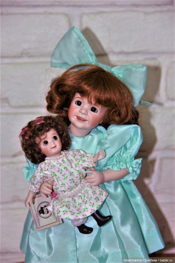 Глиннис со своей googlie ,полностью фарфоровые (414.3) (фото 5)