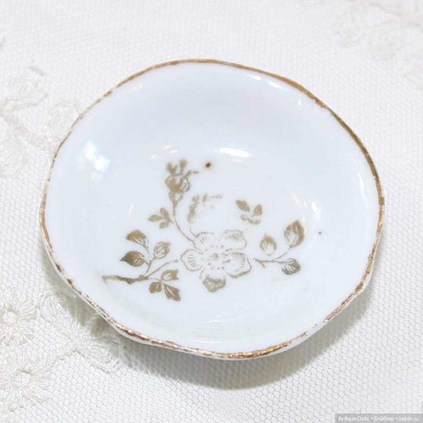 Антикварный посудный набор для кукол, Германия (фото 9)