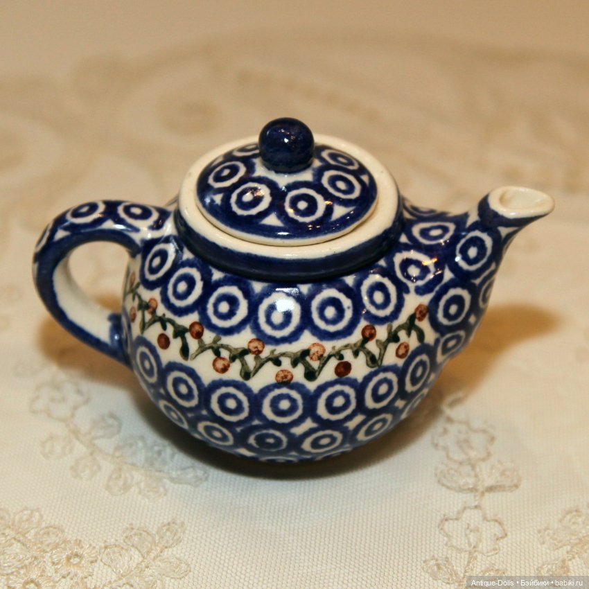 Антикварный чайный набор для кукол Baise (фото 4)