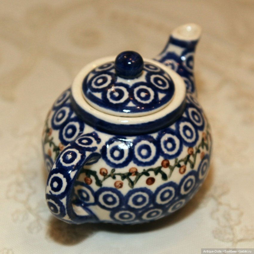 Антикварный чайный набор для кукол Baise (фото 5)