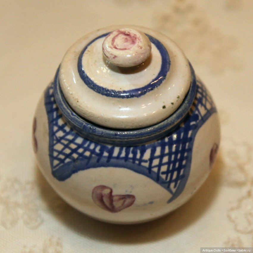 Антикварный чайный набор для кукол, Германия