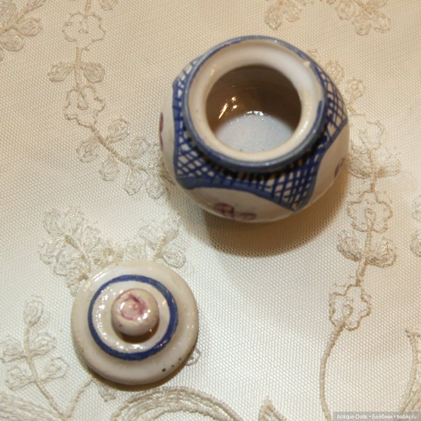 Антикварный чайный набор для кукол, Германия