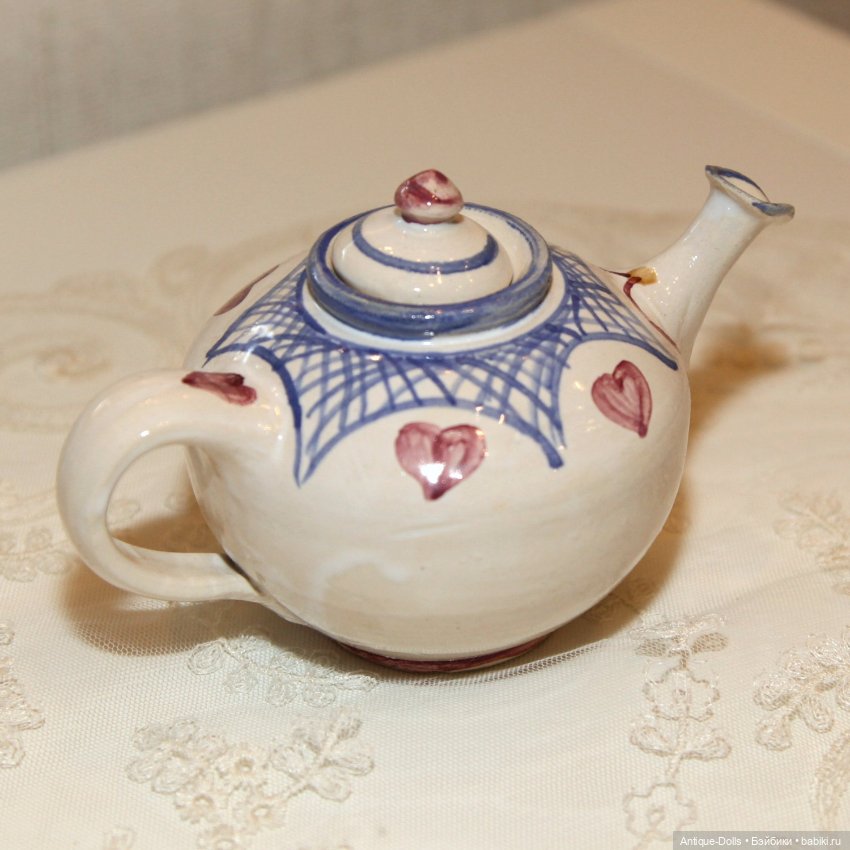 Антикварный чайный набор для кукол, Германия (фото 2)
