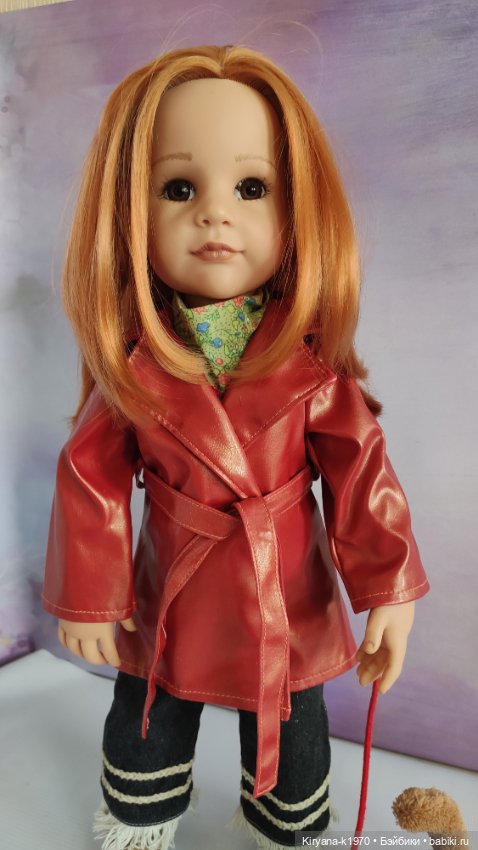 Сара с собачкой от Готц, 2004