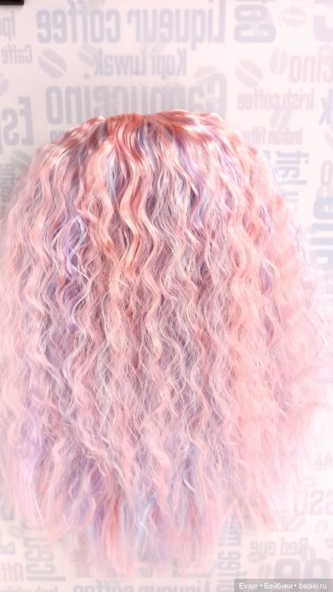 Парик 10-11" - Волнистый длинный, триколор (фото 2)