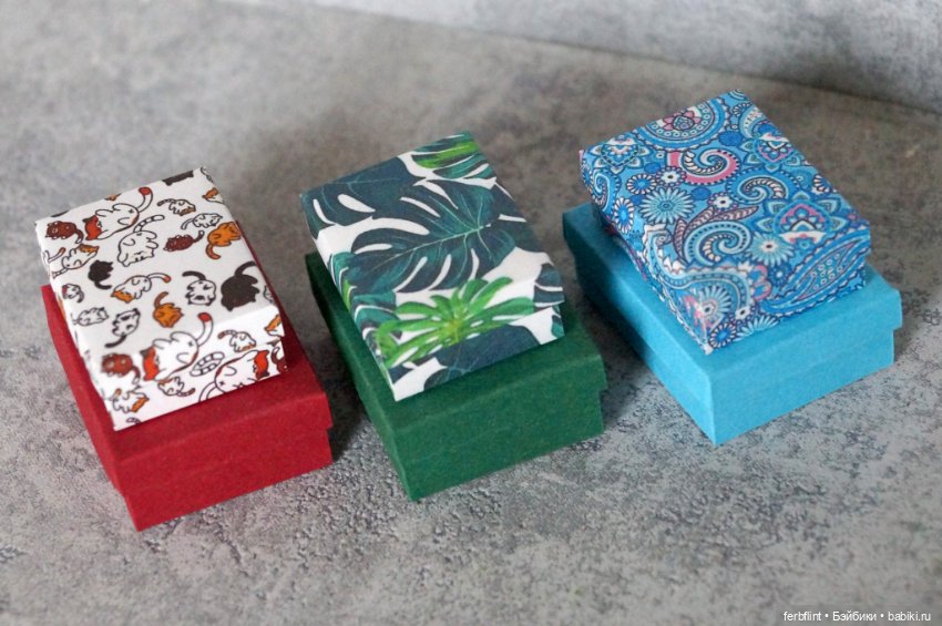 Набор из 2х коробочек в масштабе 1:6 (фото 2)