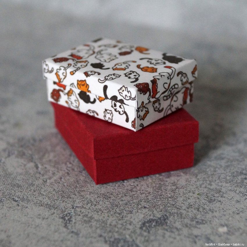 Набор из 2х коробочек в масштабе 1:6 (фото 3)