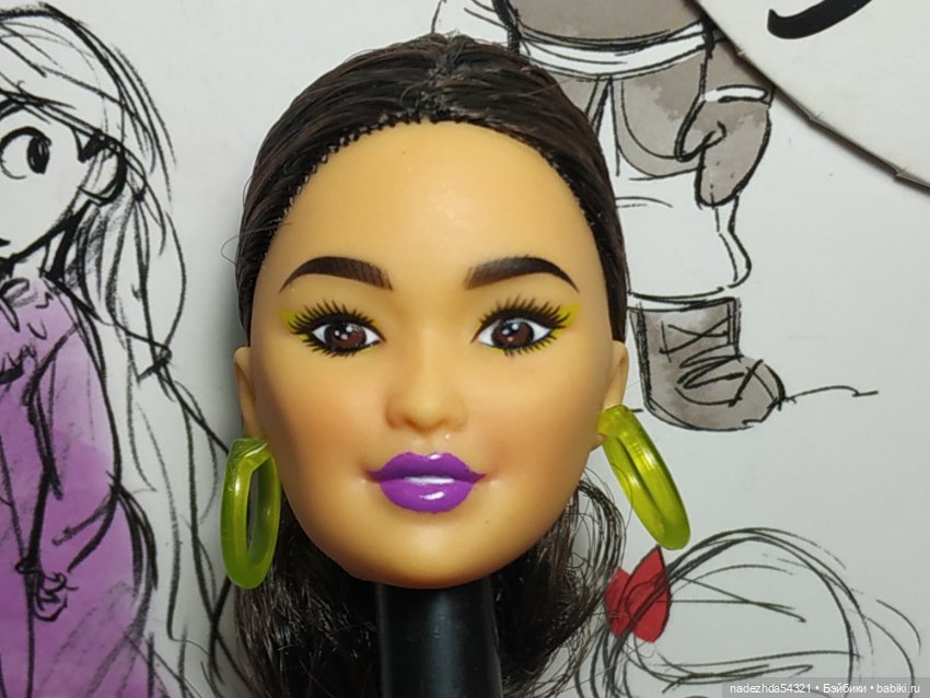 Голова Барби БМР 1959 азиатки (2) (фото 3)