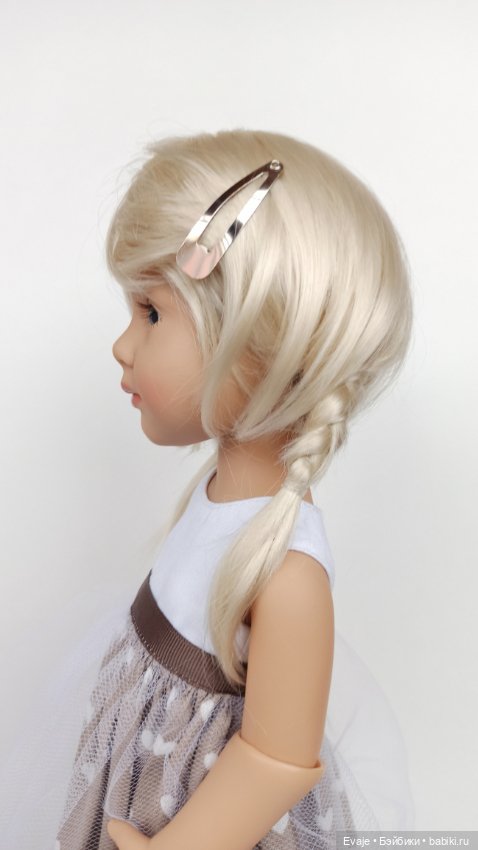 Парики 10-11" - Косички с заколкой, 5 цветов