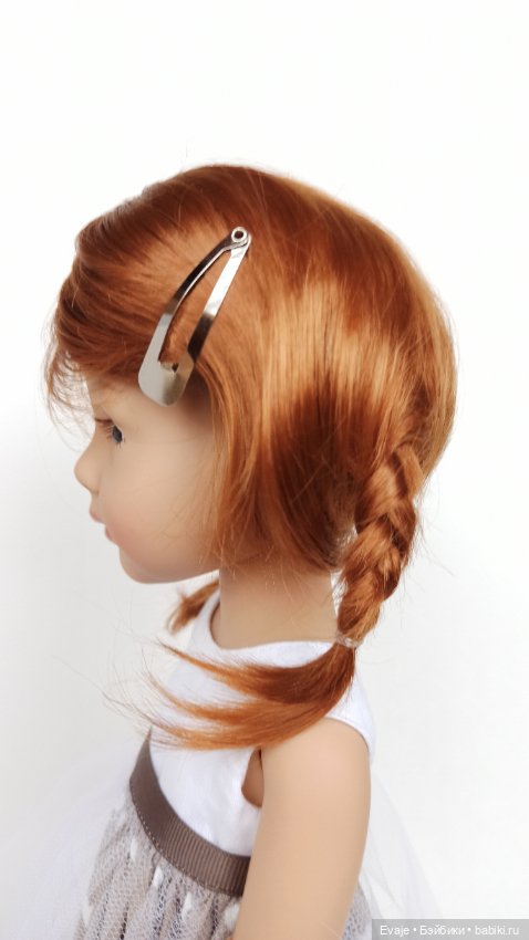 Парики 10-11" - Косички с заколкой, 5 цветов