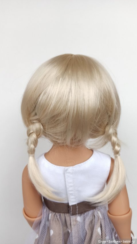 Парики 10-11" - Косички с заколкой, 5 цветов
