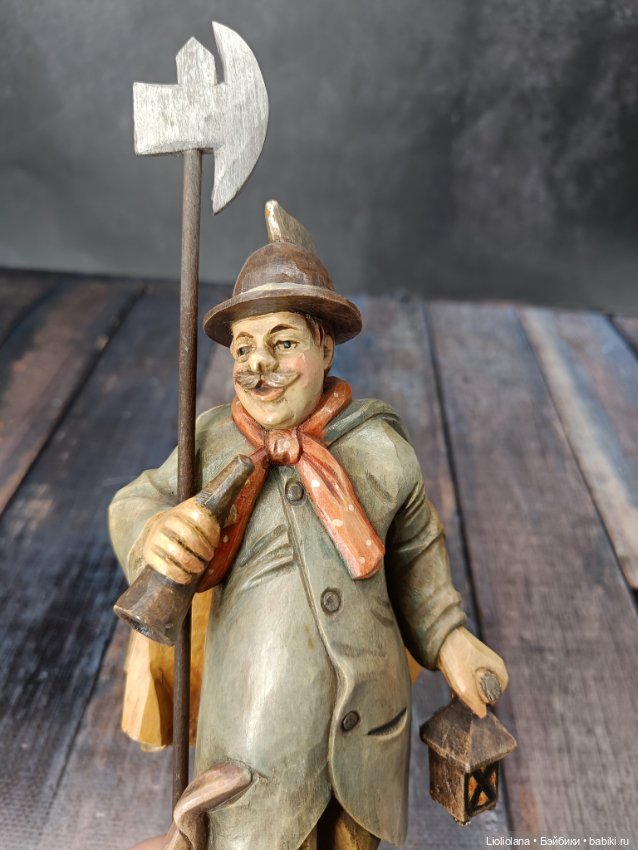 Деревянная статуэтка Обходчик (Сторож) от Josef Albl (фото 6)