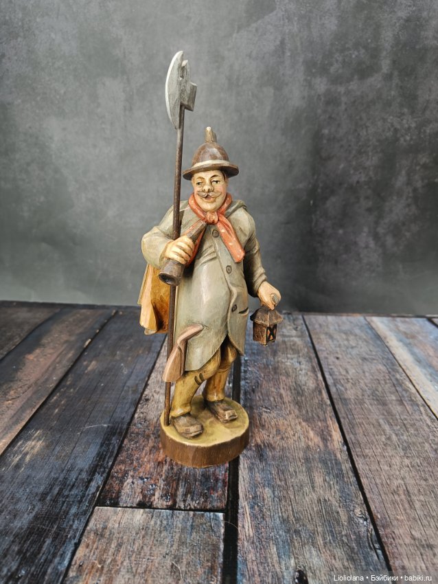 Деревянная статуэтка Обходчик (Сторож) от Josef Albl