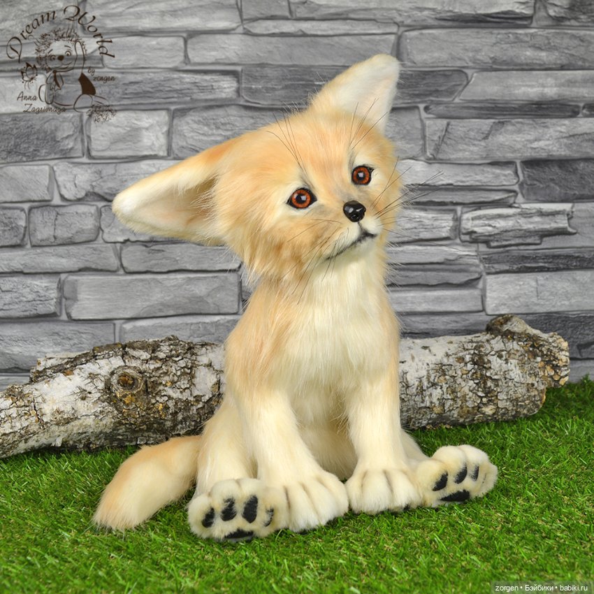 Малыш фенек — Авторские игрушки