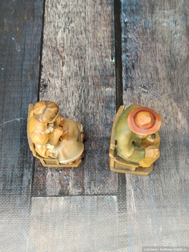 Деревянные статуэтки Старики от Josef Albl (фото 5)