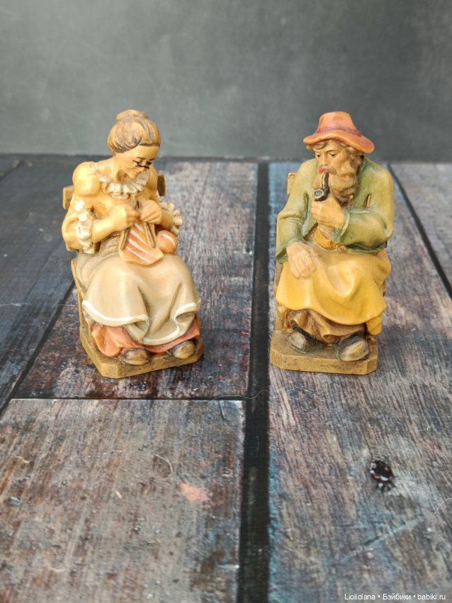 Деревянные статуэтки Старики от Josef Albl