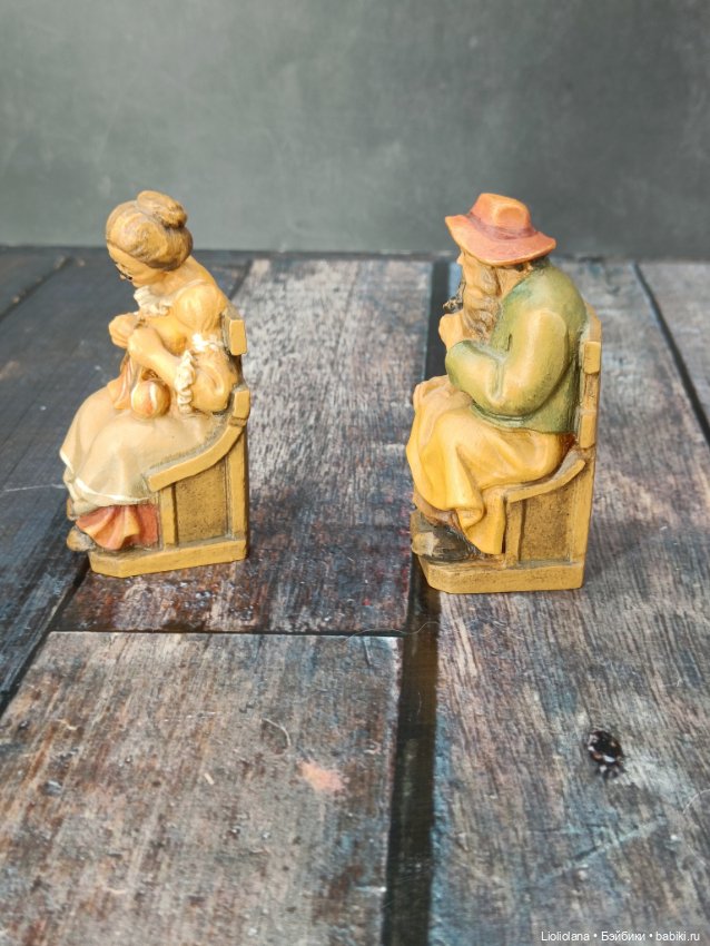Деревянные статуэтки Старики от Josef Albl (фото 2)