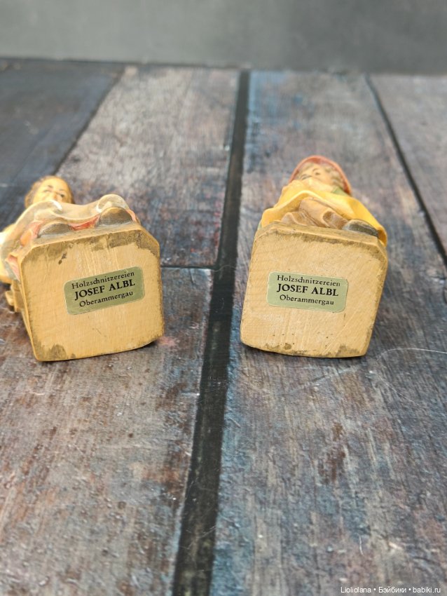 Деревянные статуэтки Старики от Josef Albl (фото 6)