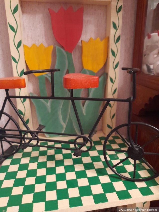 Двухместный велосипед для куклят