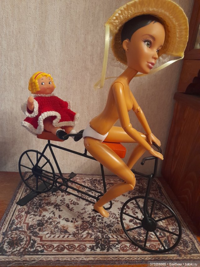 Двухместный велосипед для куклят (фото 3)