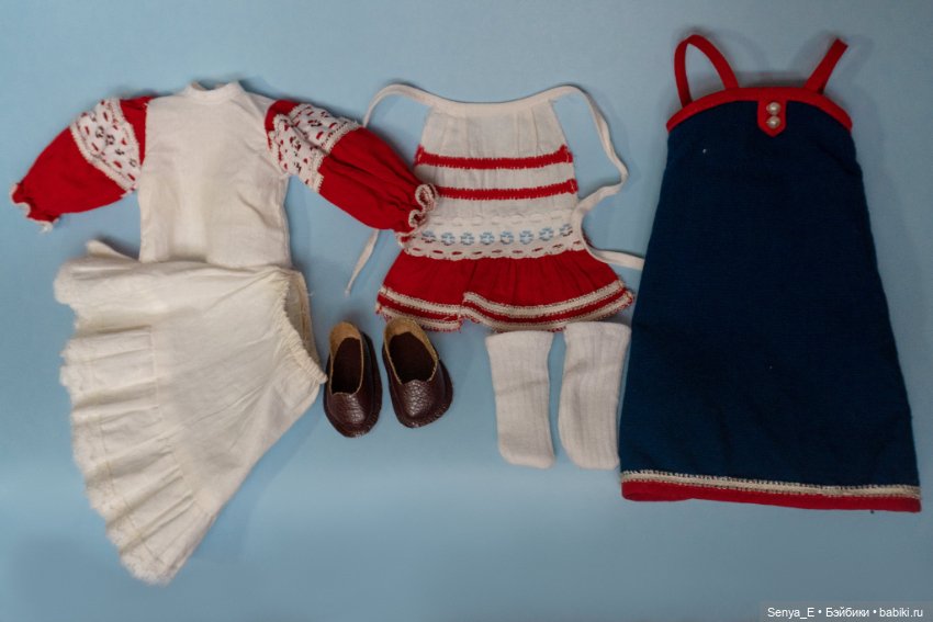 Кукла СССР Нахабино с биркой