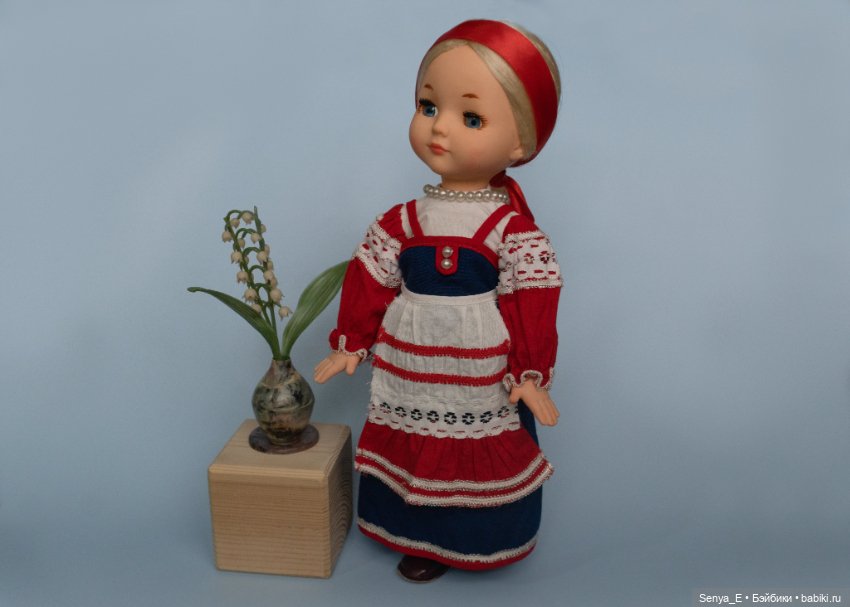 Кукла СССР Нахабино с биркой (фото 2)