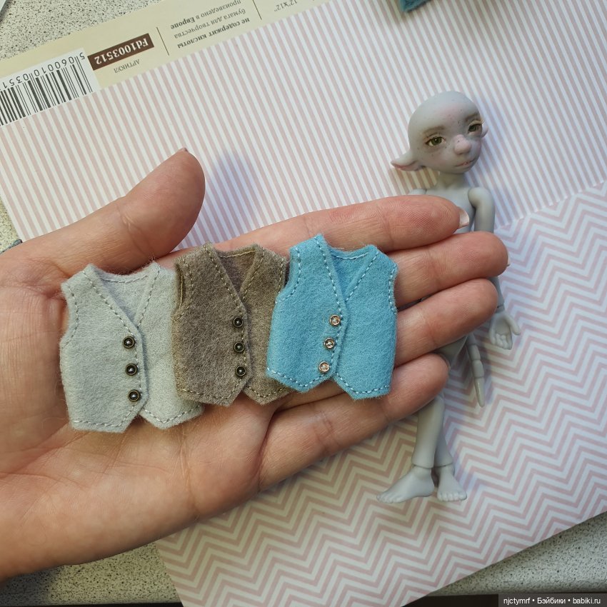 Штаны и жилетки из наличия на Мышонка Лидии Снуль (фото 2)