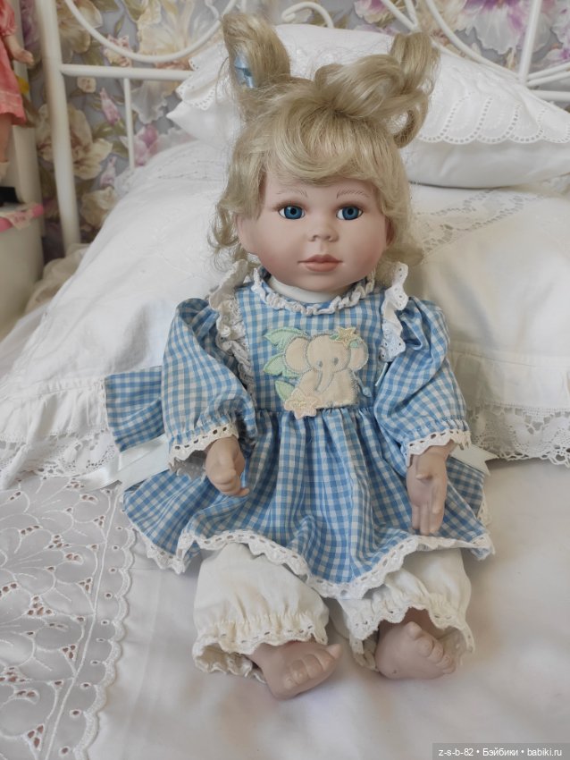 Милая винтажная малышка — Фарфоровые куклы