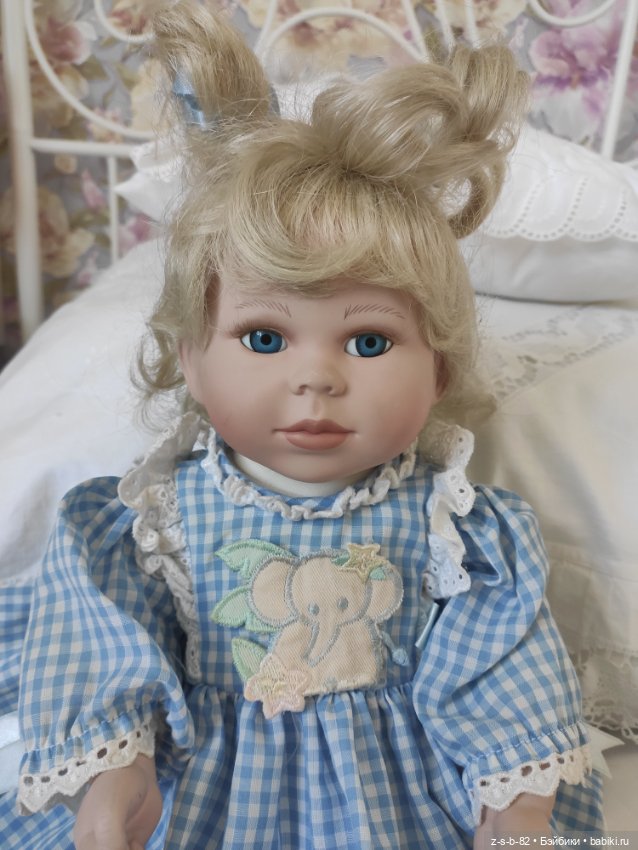 Милая винтажная малышка — Фарфоровые куклы (фото 2)