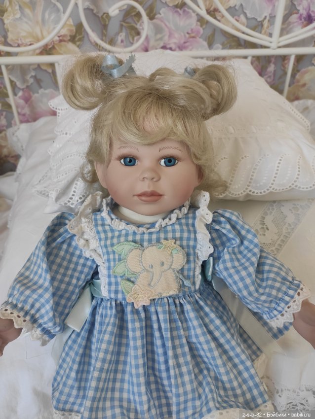 Милая винтажная малышка — Фарфоровые куклы (фото 5)