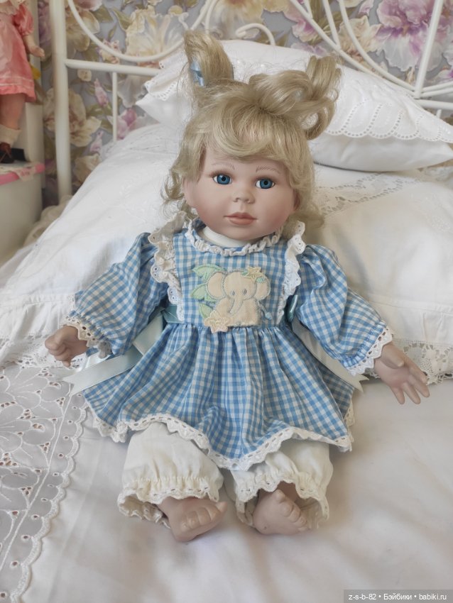 Милая винтажная малышка — Фарфоровые куклы (фото 3)
