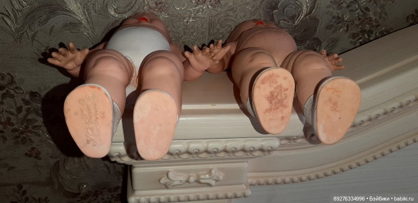 Tod-L-Dee. The Sun Rubber. Пара малышей. 26см. США