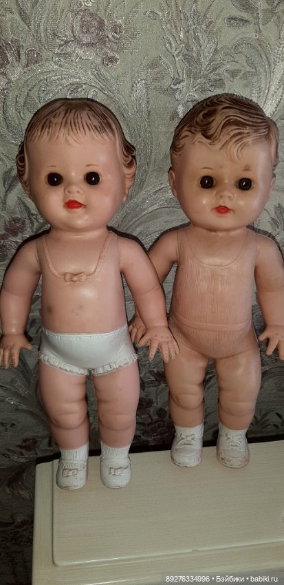 Tod-L-Dee. The Sun Rubber. Пара малышей. 26см. США (фото 9)