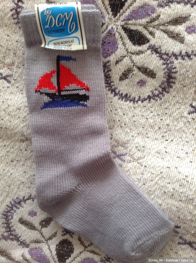 Носочки с корабликом — Одежда для кукол (фото 2)