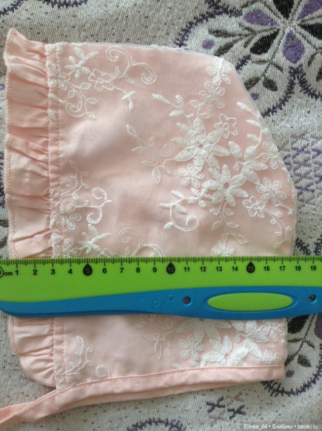 Чепчик для малышек — Одежда (фото 5)