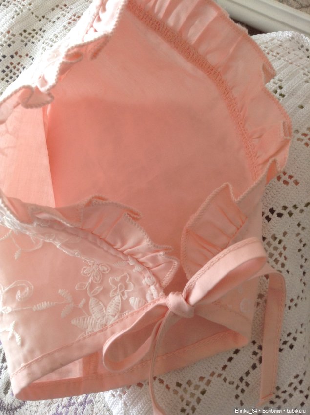 Чепчик для малышек — Одежда (фото 7)