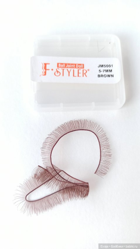 Ресницы 4-5 и 5-7 мм — Аксессуары для BJD (фото 7)