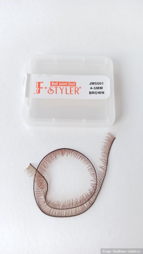 Ресницы 4-5 и 5-7 мм — Аксессуары для BJD (фото 3)
