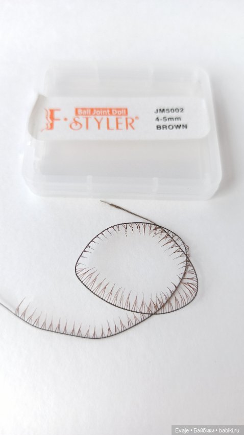Ресницы 4-5 и 5-7 мм — Аксессуары для BJD (фото 5)