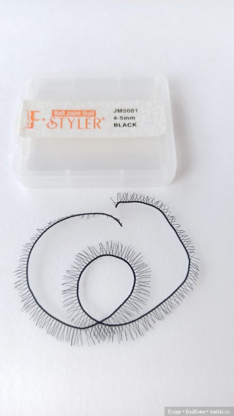 Ресницы 4-5 и 5-7 мм — Аксессуары для BJD (фото 2)