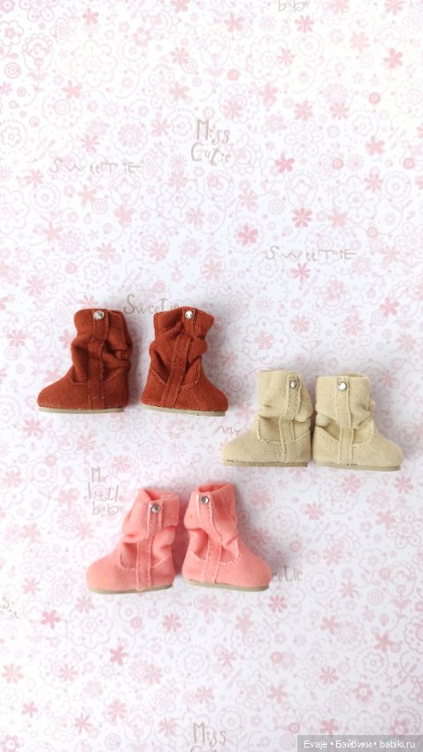 Сапожки замшевые на Pukifee, Lati Yellow, Meadow dolls twinkles и др (фото 2)