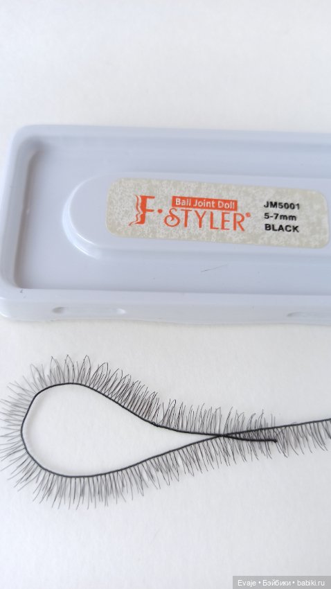 Ресницы 4-5 и 5-7 мм — Аксессуары для BJD (фото 6)