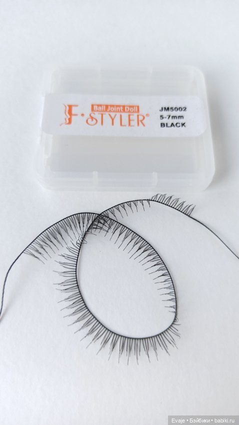 Ресницы 4-5 и 5-7 мм — Аксессуары для BJD (фото 8)